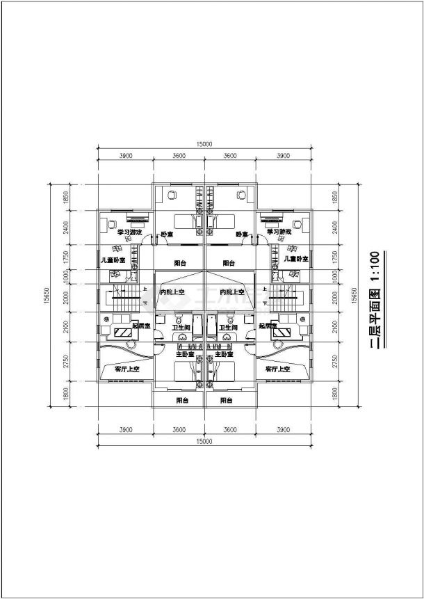 多层住宅楼建筑设计CAD总体平面图与平面设计解析